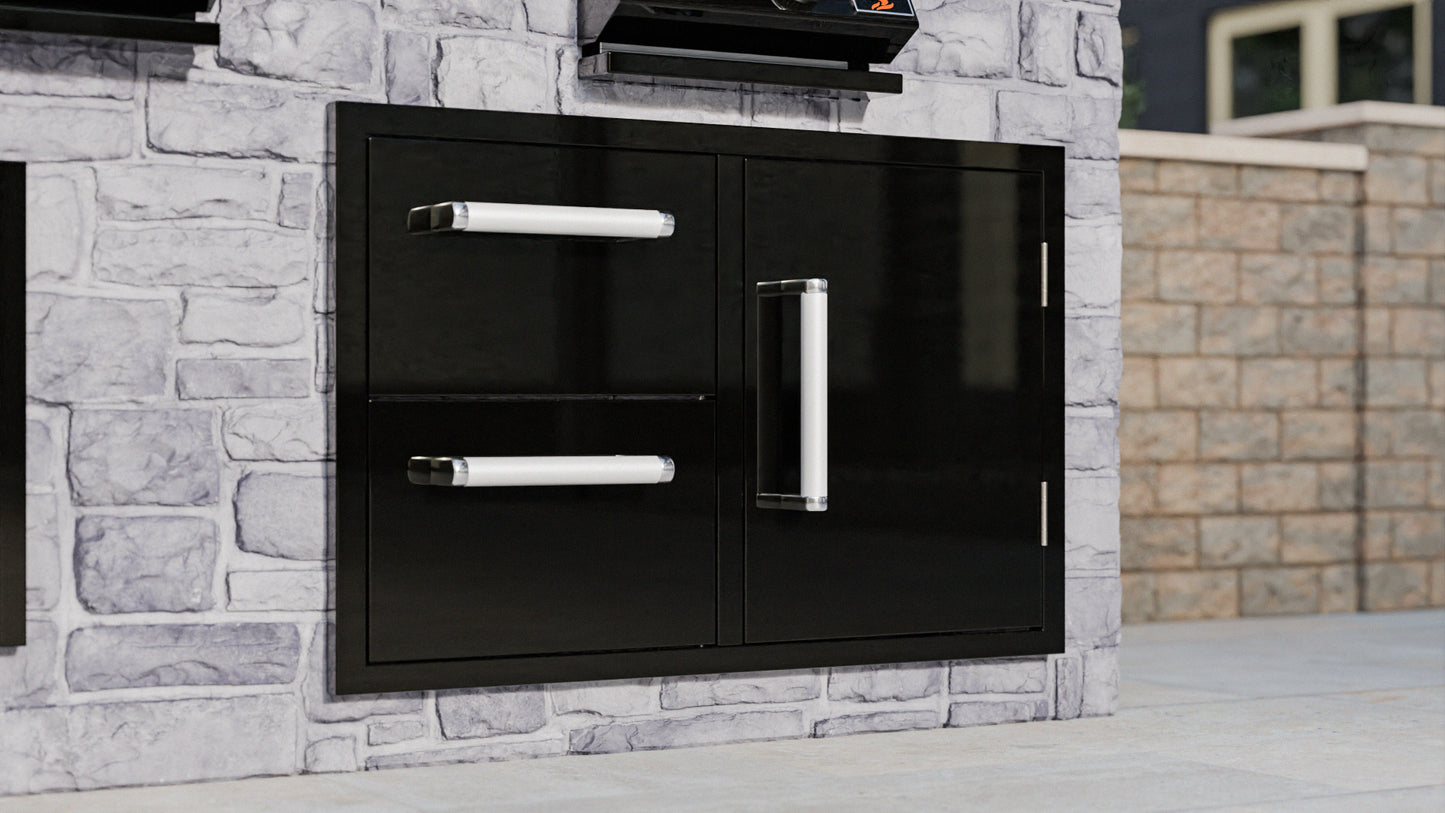 Whistler Burford Built-in Double Drawer & Single Door unit