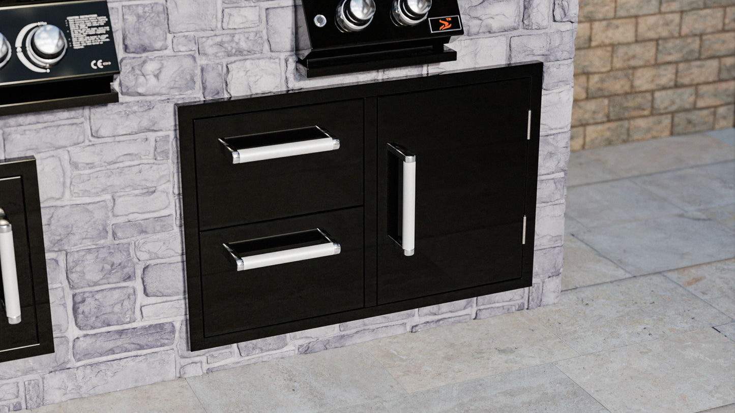 Whistler Burford Built-in Double Drawer & Single Door unit