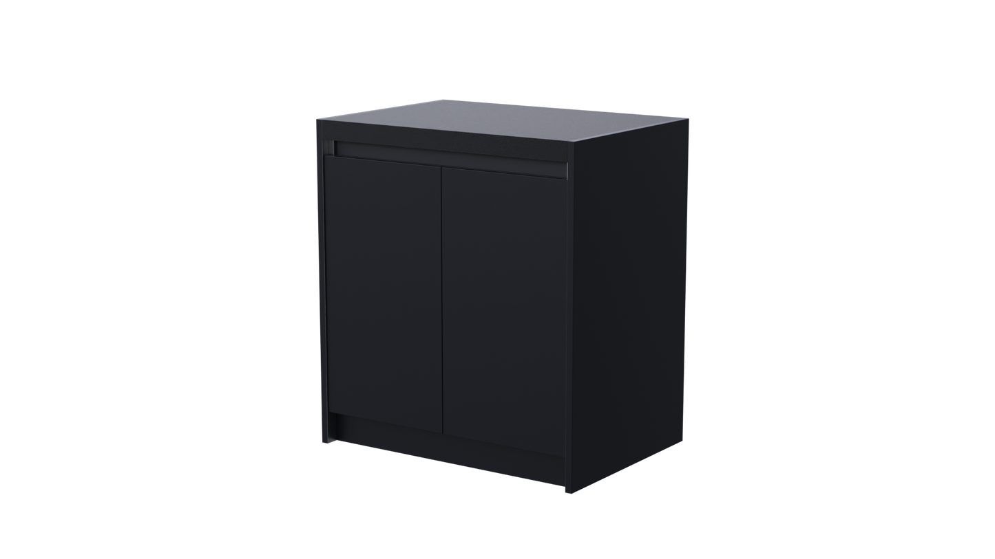 Gas Bottle Unit Closed Black